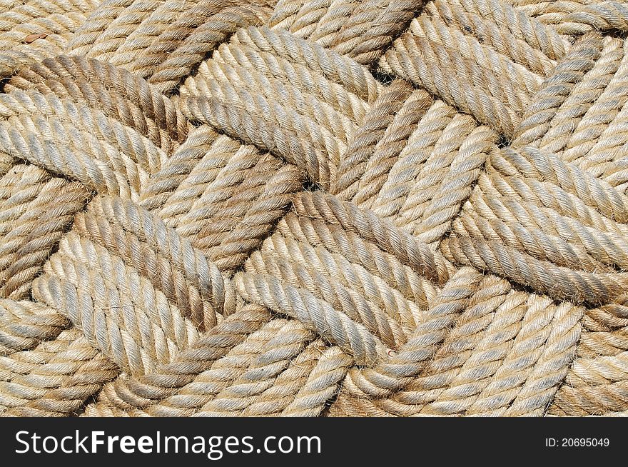 Is a cross-weave rope and so on. Is a cross-weave rope and so on.