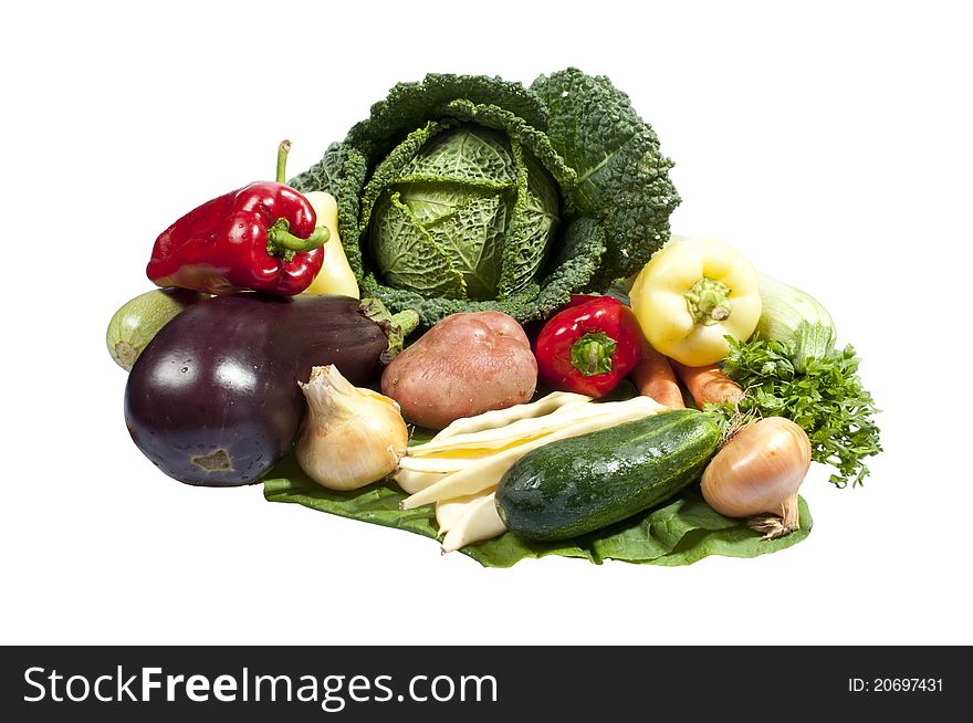 Group Of Fresh Vegetables
