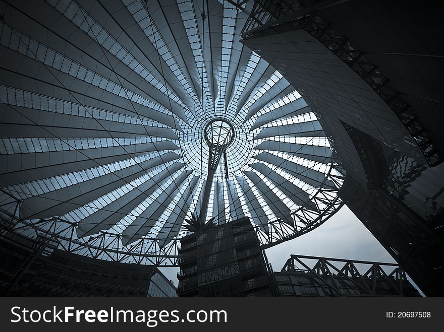 Sony Center is a building complex located at the Potsdamer Platz in Berlin, Germany. Sony Center is a building complex located at the Potsdamer Platz in Berlin, Germany.