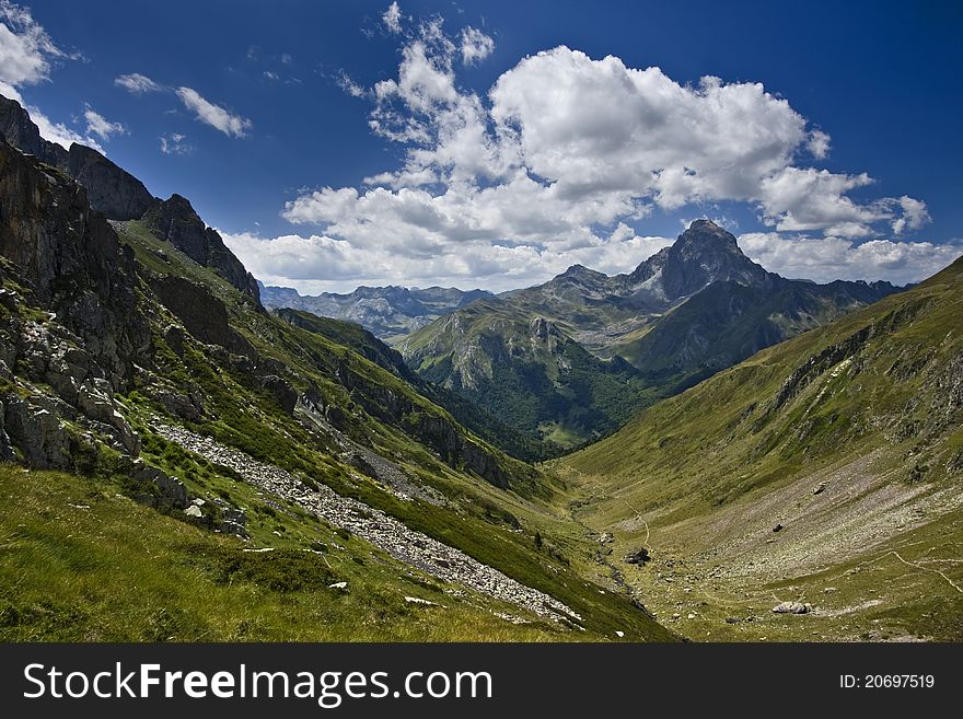 Nice landscape in the french pyrenees. Nice landscape in the french pyrenees