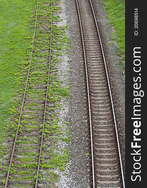 Old And New Railway Tracks