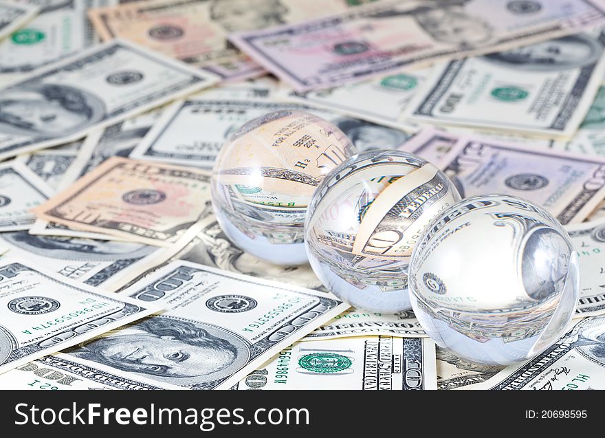 Three Crystal Spheres Against Money
