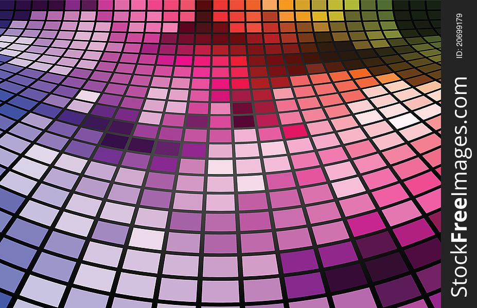 Colorful mosaic background