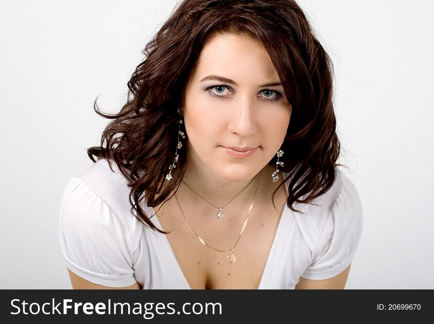 Studio Portrait Of A Sexy Girl