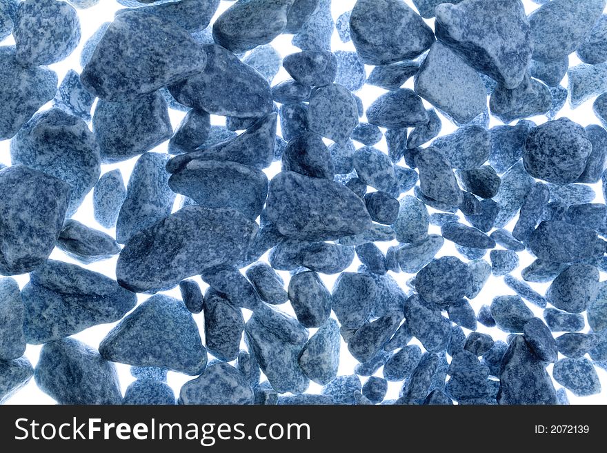 Blue background of a painted gravel. Blue background of a painted gravel