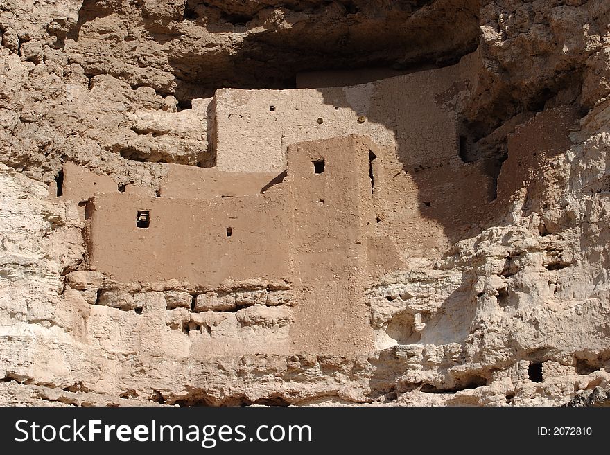 Ruins at Montezuma Castle National Monument. Ruins at Montezuma Castle National Monument