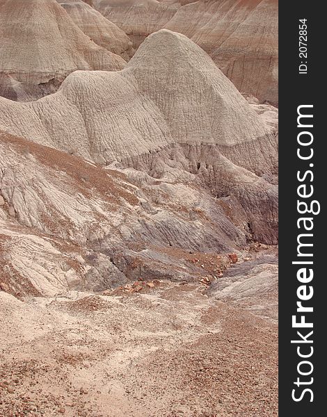 Blue Mesa of Petrified Forest National Park