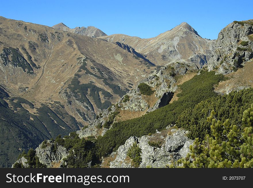 View on High Tatras mountains, slovakia