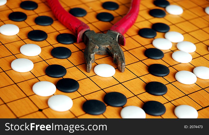 The game of go in Sichuan,west of China