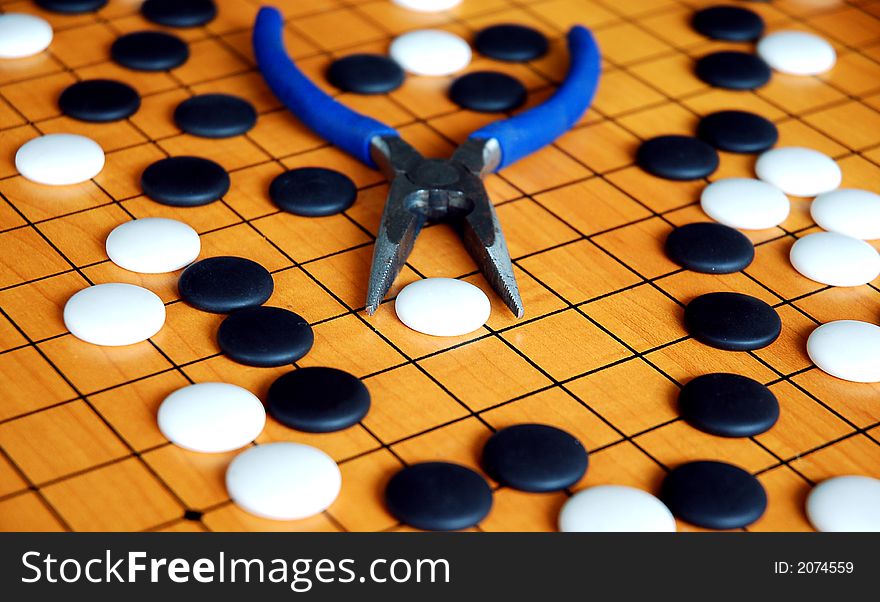 The game of go in Sichuan,west of China