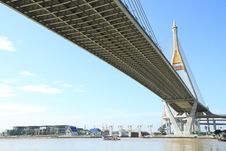 Bhumibol Bridge In Thailand Stock Images Bhumibol Bridge In Thailand Stock Images