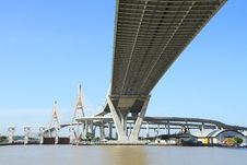 Bhumibol Bridge In Thailand Royalty Free Stock Photo Bhumibol Bridge In Thailand Royalty Free Stock Photo