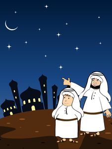 Illustration For Ramadan Kareem Royalty Free Stock Photography