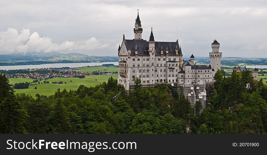 The most beautiful castle in Germany. The most beautiful castle in Germany