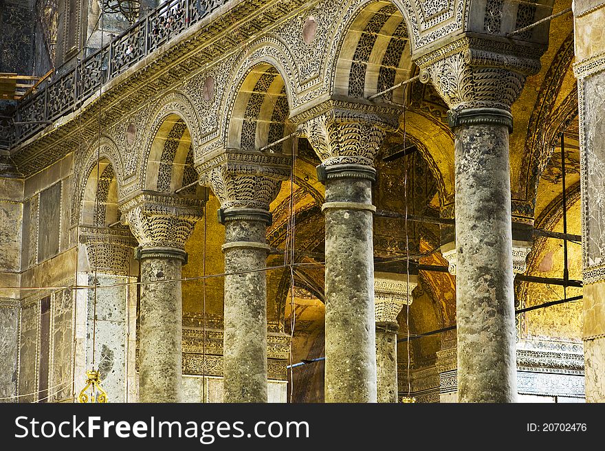 Blue mosque interior