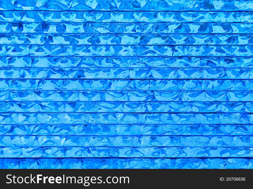 Blue Glass Background