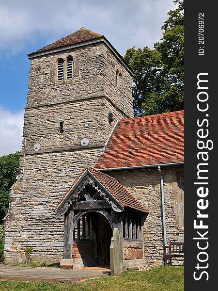 Old Church in Oddingley worcestershire