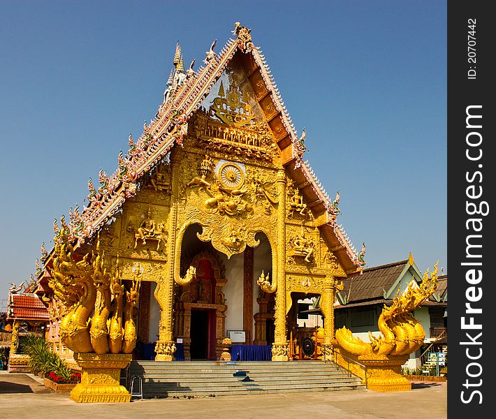Wat Sri Pan Ton temple in Nan, Thailand. Wat Sri Pan Ton temple in Nan, Thailand