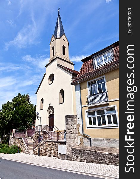 Old church in medieval city