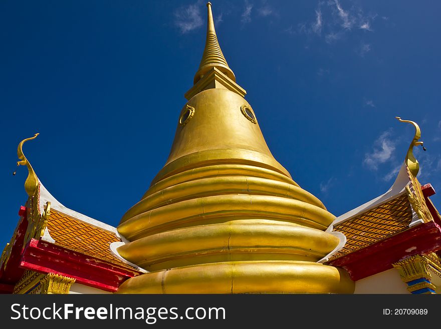 Golden pagoda koh samui