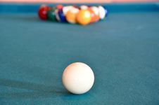 Cue Ball And Rack Stock Image Cue Ball And Rack Stock Image