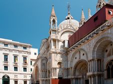 San Marco Basilica In Venice, Italy Royalty Free Stock Photo