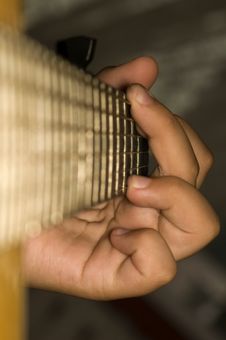 Acoustic Guitar - Chord G-dur Stock Images Acoustic Guitar - Chord G-dur Stock Images