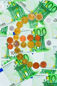 Euro Coins And Banknotes Royalty Free Stock Image