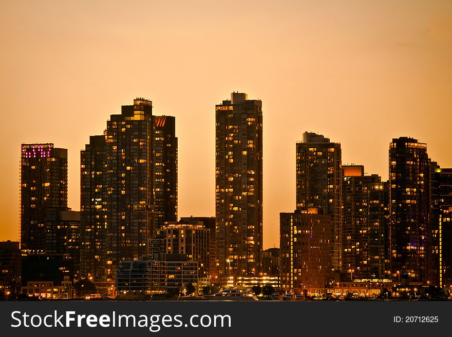 Toronto City At Night