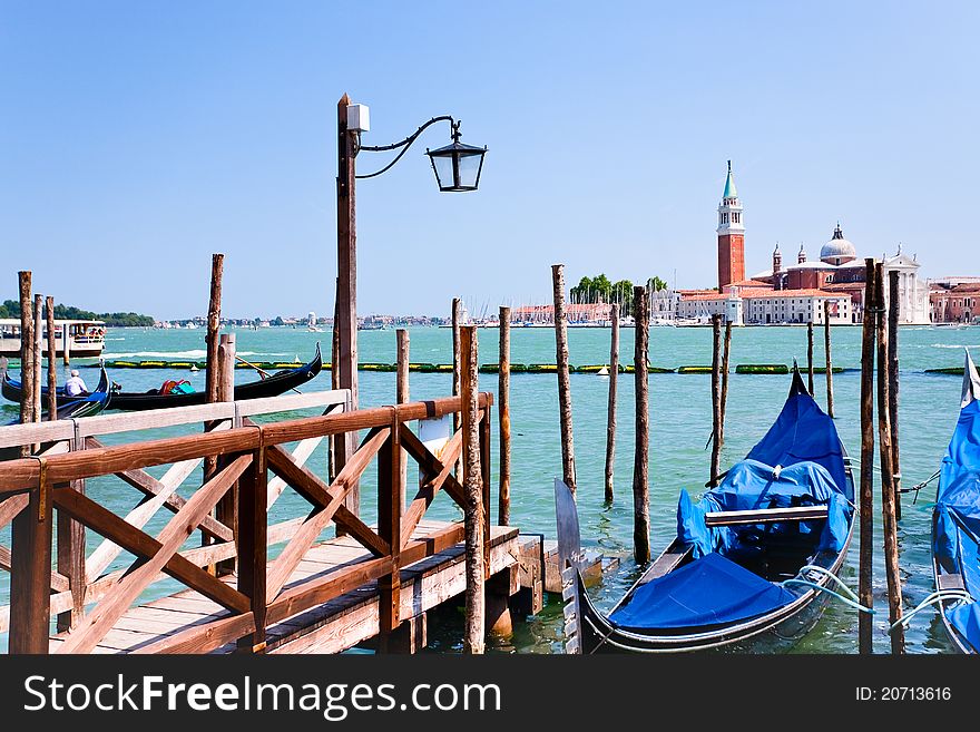 Pier On San Marco Canal, Venice, Italy