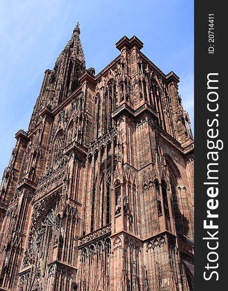 Strasbourg Cathedral is a Roman Catholic cathedral, Alsace, France