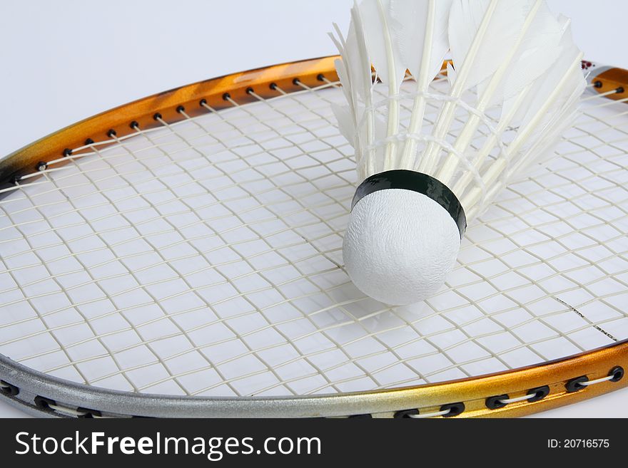 A badminton is sport game.