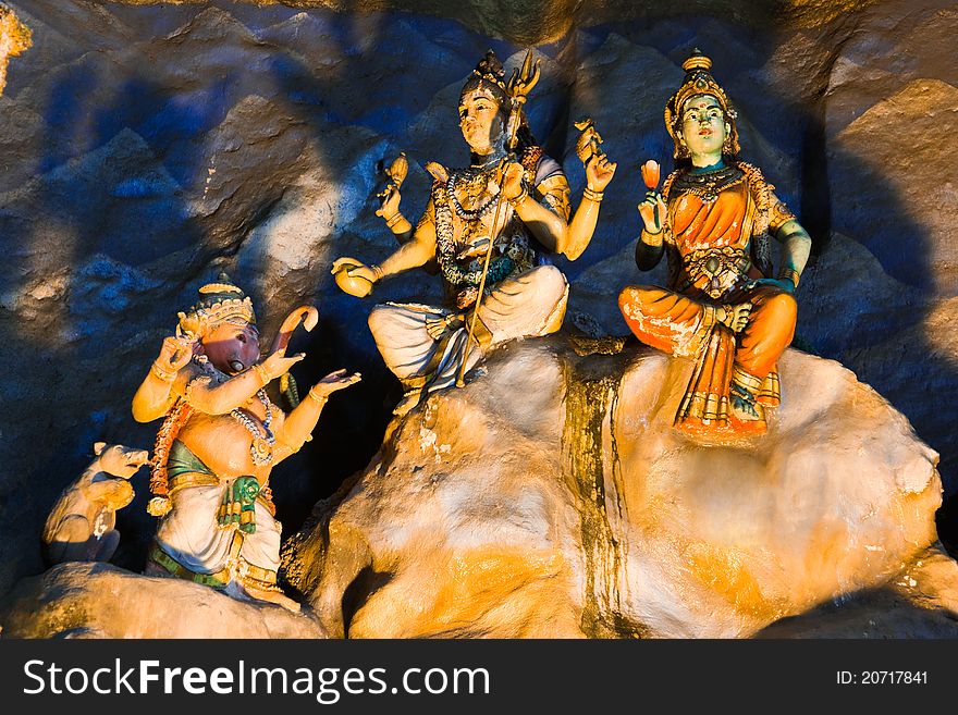 Statue of god at Batu caves, Kuala-Lumpur