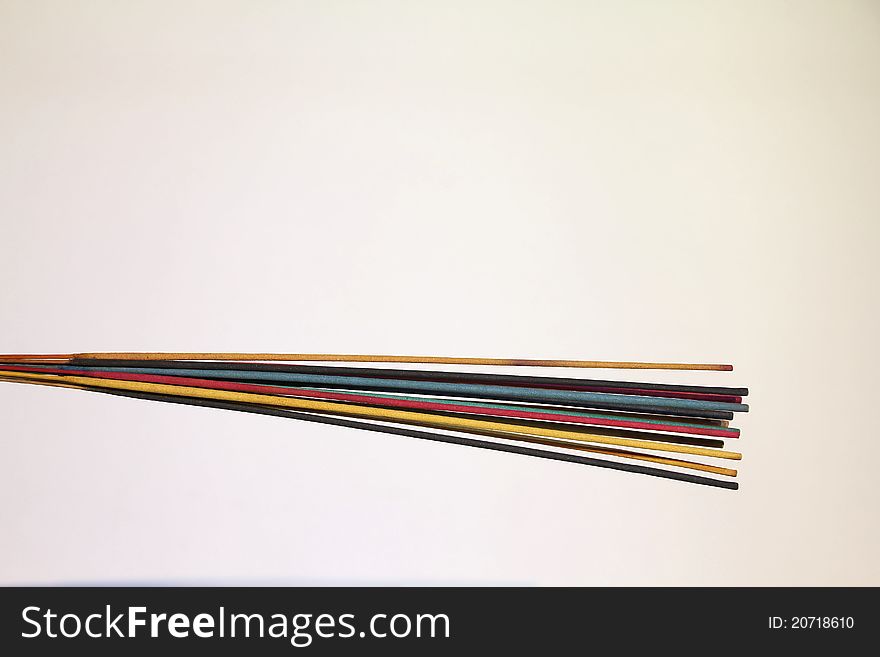 Colourful Indian Incense Sticks