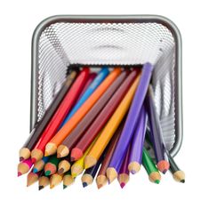 Color Pencils In Pencil Holders Royalty Free Stock Photo Color Pencils In Pencil Holders Royalty Free Stock Photo
