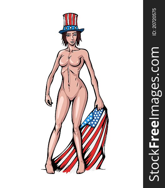 America American Girl, Vector