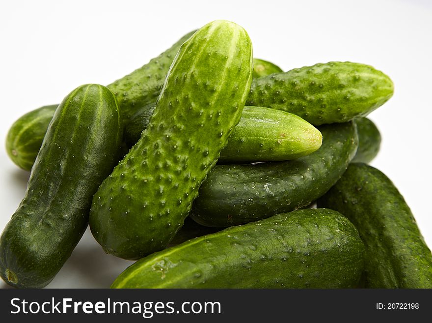 Pile Of Fresh Cucumbers