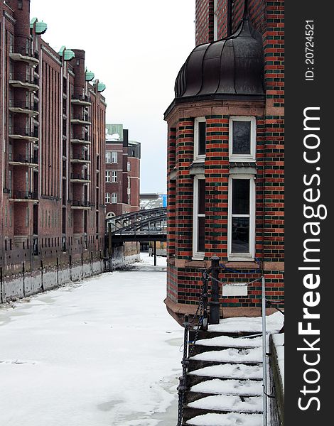 Winter At Hamburg Speicherstadt