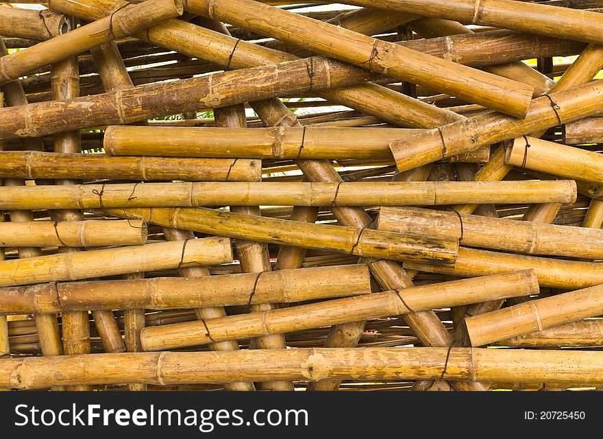 Disorganized dry bamboo use as background. Disorganized dry bamboo use as background