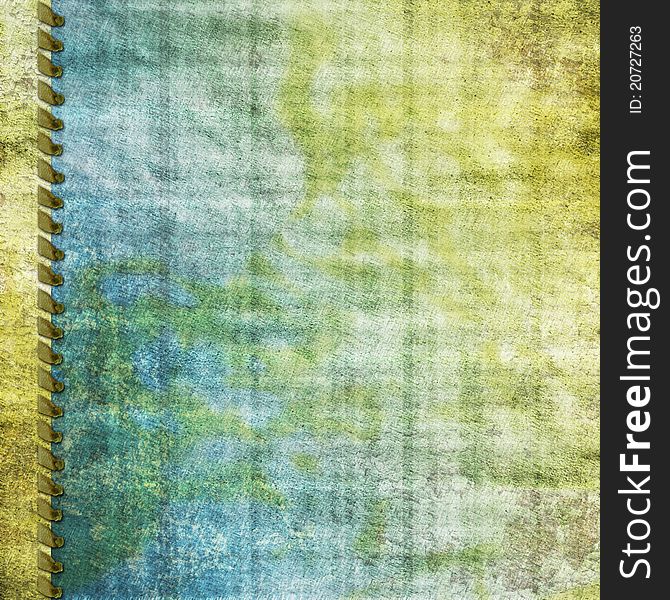 Grunge papers design in scrap-booking style