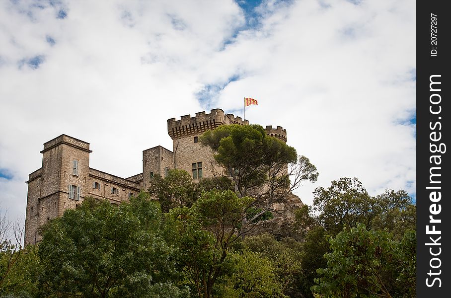 Barben is an historic castle in the south of France. Barben is an historic castle in the south of France