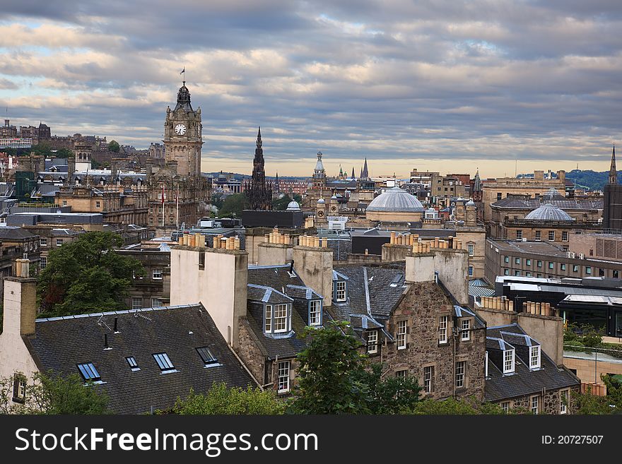 Edinburgh cityscape