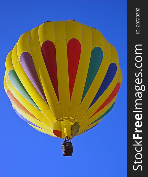 Hot Air Balloon In Flight