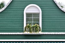 Green Decorated Architecture Royalty Free Stock Images Green Decorated Architecture Royalty Free Stock Images