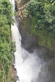 The Three-tiered Waterfall Royalty Free Stock Images The Three-tiered Waterfall Royalty Free Stock Images