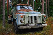 Old Tank Truck Royalty Free Stock Image Old Tank Truck Royalty Free Stock Image