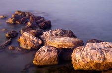 Stones In Water Royalty Free Stock Photo Stones In Water Royalty Free Stock Photo