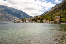 View On Bay Of Kotor - Montenegro Stock Image View On Bay Of Kotor - Montenegro Stock Image