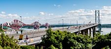The Two Forth Bridges Royalty Free Stock Photo The Two Forth Bridges Royalty Free Stock Photo
