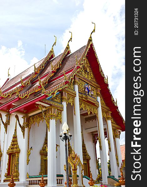 Wat Chalong temple in Thailand